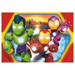 Puzzle Maxi Iron Man y Su Superequipo Marvel 24pzs