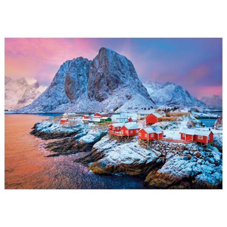 Puzzle Pueblo de Hamnoy 500pzs
