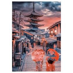 Puzzle Atardecer en Kioto 500pzs