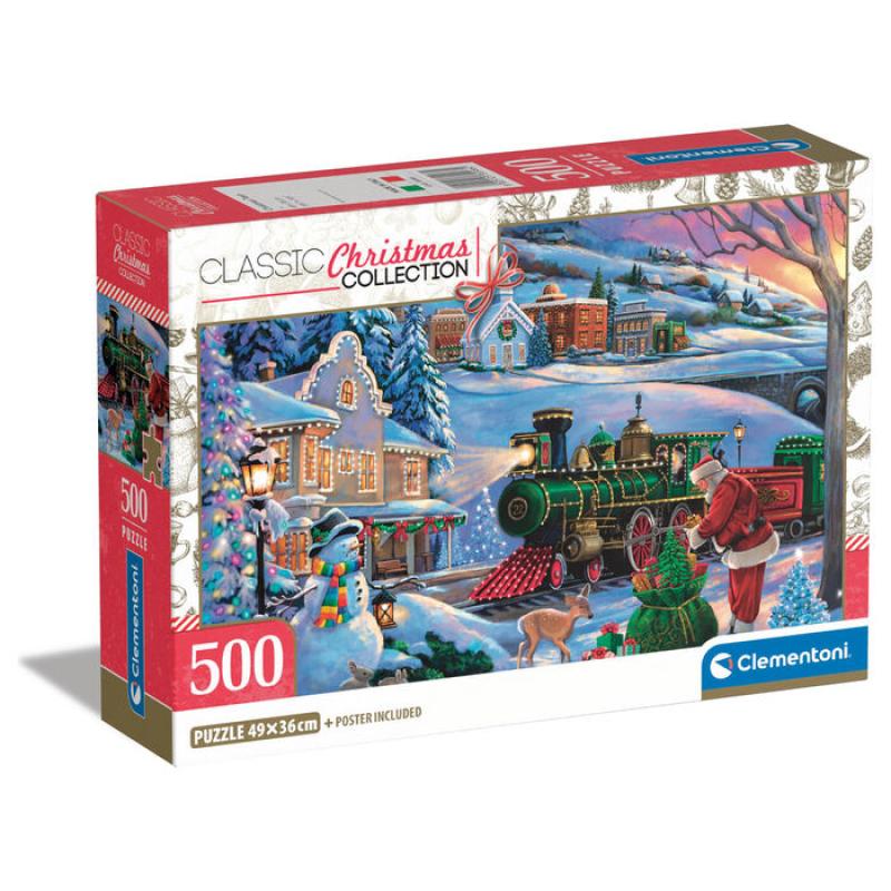 Puzzle Tren de la Navidad 500pzs