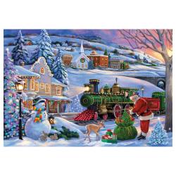 Puzzle Tren de la Navidad 500pzs