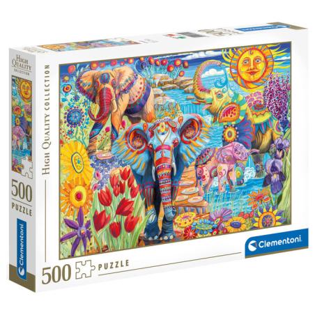 Puzzle El Carnaval de los Elefantes 500pzs