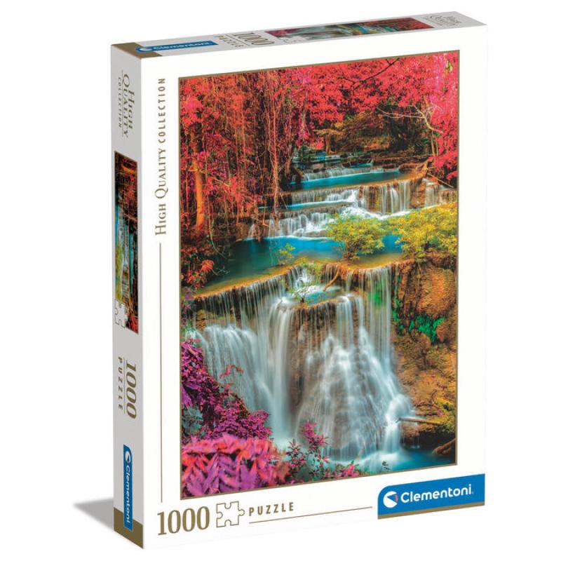Puzzle Coloridas Cataratas Tailandesas 1000pzs