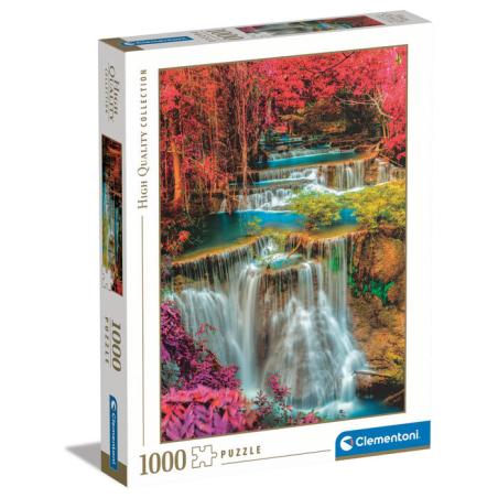 Puzzle Coloridas Cataratas Tailandesas 1000pzs
