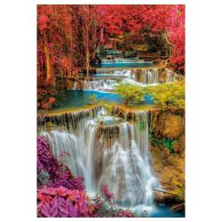 Puzzle Coloridas Cataratas Tailandesas 1000pzs
