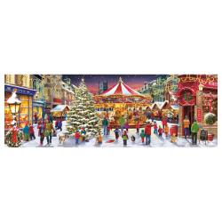 Puzzle Panorama Pueblo de Navidad 1000pzs