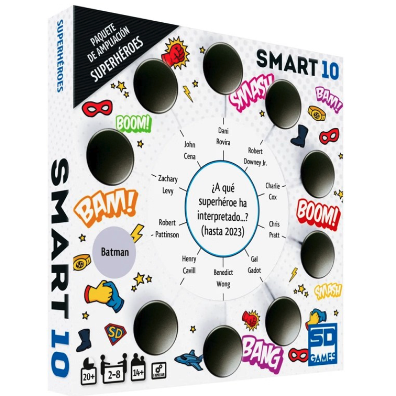 Expansion Superheroes Juego Smart 10 español