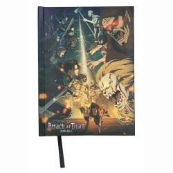 Cuaderno con luz Strugglen Attack on Titans
