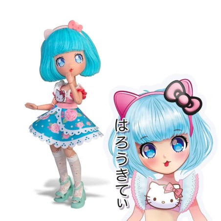 MUÑECA MANGA HELLO KITTY PRETTY PINK HKTF0000 FAMOSA