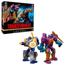 Set 2 figuras Fisitron & Carnivac Transformers Age of The Primes 14cm