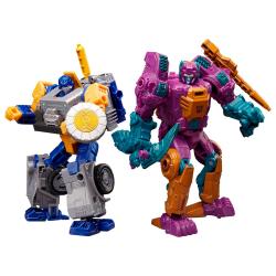 Set 2 figuras Fisitron & Carnivac Transformers Age of The Primes 14cm