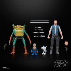 Blister 2 figuras Cal Kestis Turgle & Skoova Stev Star Wars 15cm