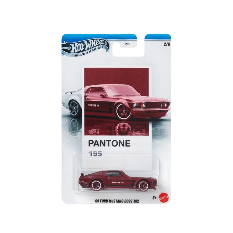HOT WHEELS SILVER SERIES PANTONE (2026) 2/6  Ford Mustang Boss 302 del '69