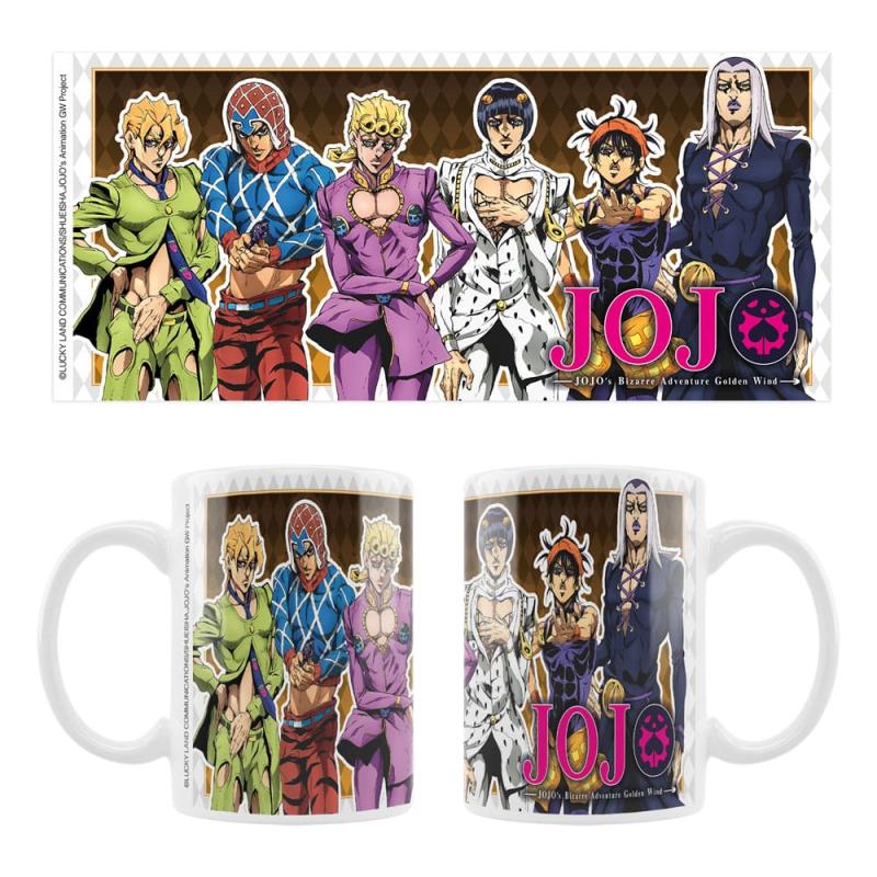 JoJo´s Bizarre Adventure Part 5: Golden Wind Taza Cerámica Main Characters
