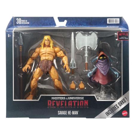 Figura He-Man Savage Masters of the Universe Revelation Masterverse 18cm