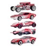 Hot Wheels Pack de 5 Vehículos Die-Cast 1/64 80th Anniversary