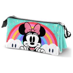 Portatodo Rainbow Minnie Disney triple
