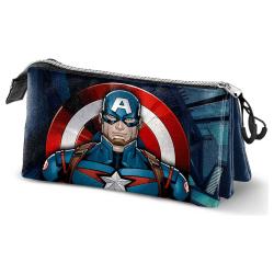 Portatodo Capitan America Marvel triple