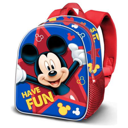 Mochila 3D Stars Mickey Disney 31cm