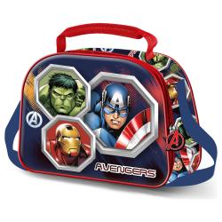 Bolsa portameriendas 3D Assemble Vengadores Avengers Marvel