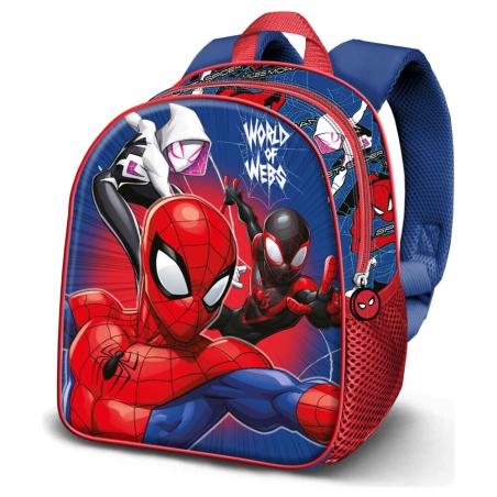 Mochila 3D Word Spiderman Marvel 31cm