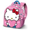 Mochila 3D Heart Hello Kitty 31cm