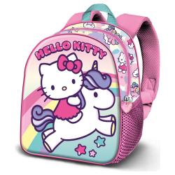 Mochila 3D Unicorn Hello Kitty 31cm