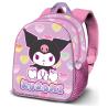Mochila 3D Hearts Kuromi Hello Kitty 31cm