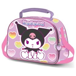 Bolsa portameriendas 3D Hearts Kuromi Hello Kitty