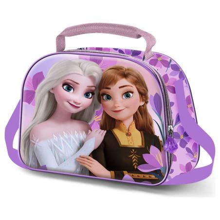 Bolsa portameriendas 3D Violet Frozen Disney