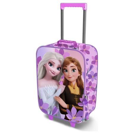 Maleta trolley 3D Violet Frozen Disney 46cm