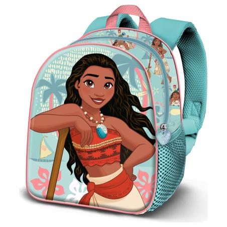 Mochila 3D Pretty Vaiana Moana Disney 31cm