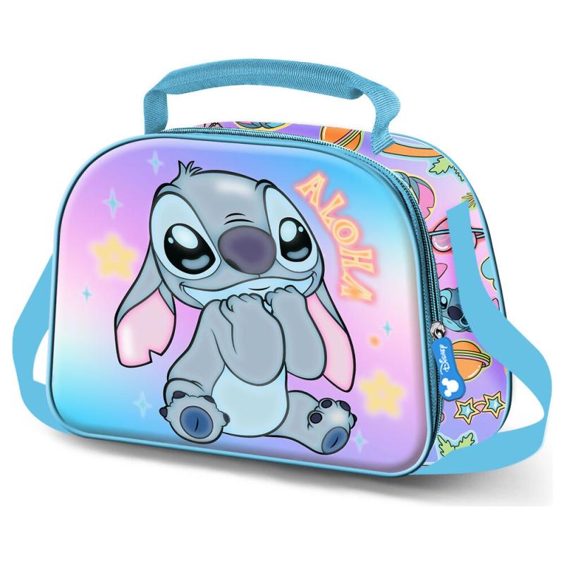 Bolsa portameriendas 3D Aloha Stitch Disney