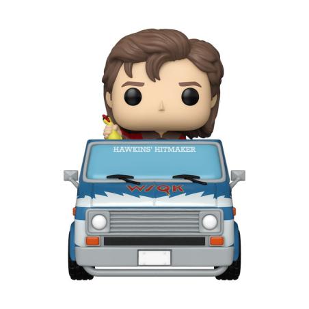 Stranger Things POP! Rides Deluxe Vinyl Figura Steve with The Squawk Van Exclusive 9 cm
