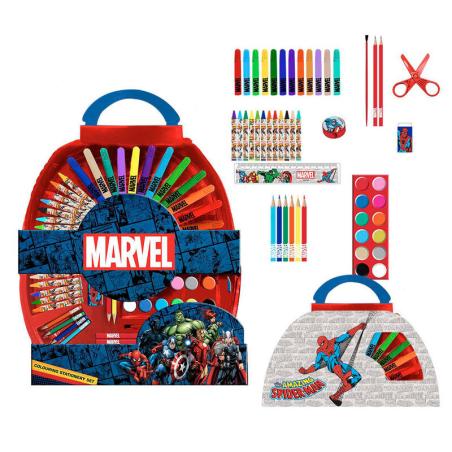 Set Papeleria Marvel 50pzs