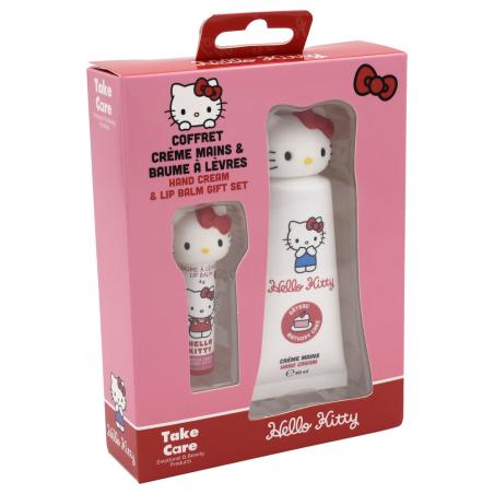 Crema manos + balsamo labial Hello Kitty