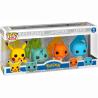 Blister 4 figuras POP Pokemon Starters Exclusive