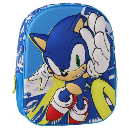 Mochila 3D Sonic the Hedgehog 30cm