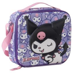 Bolsa portameriendas 3D Kuromi Hello Kitty
