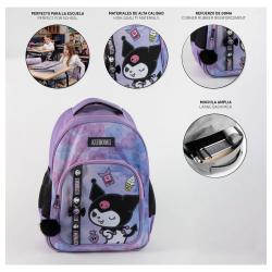 Mochila Kuromi Hello Kitty 42cm adaptable