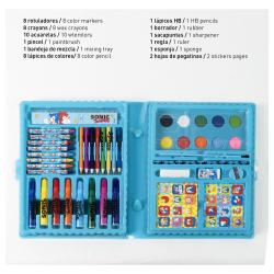 Estuche papeleria coloreable Sonic the Hedgehog