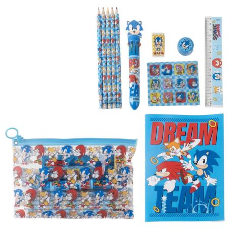 Set papeleria Sonic the Hedgehog
