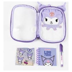 Set papeleria Kuromi Hello Kitty
