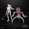 Blister 2 figuras KX Security Droid Enforcer & Droideka Survivor Star Wars Jedi 15cm