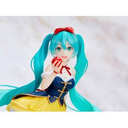 Hatsune Miku Estatua PVC Hatsune Miku Wonderland Snow White 18 cm