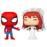 Blister 2 figuras POP Marvel Spider-Man and MJ