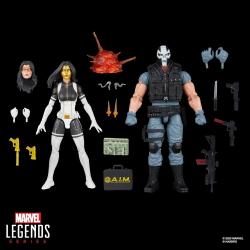 Blister 2 figuras Madame Masque & Crossbones Super Villains Marvel Legends Series 15cm