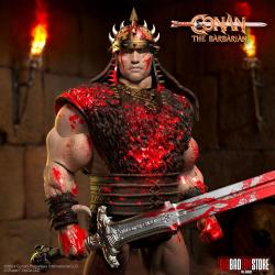 Conan el Bárbaro Figura Ultimates Conan Blood Soaked Pit Fighter 18 cm