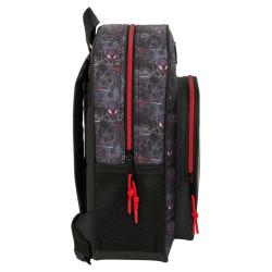 Mochila Miles Morales Spiderman Marvel 38cm adaptable