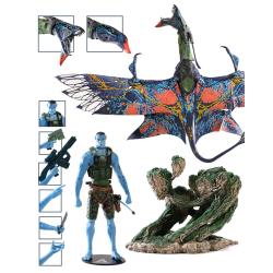 Avatar: El sentido del agua Figura Recom Quaritch & RDA Banshee (Gold Label